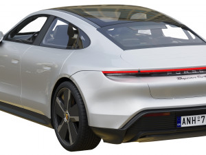 porsche taycan turbo s 3D Model