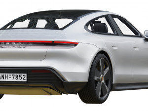 porsche taycan turbo s 3D Model