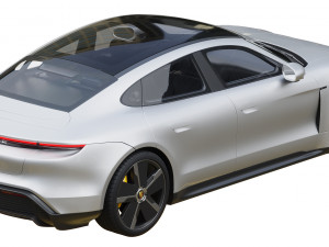 porsche taycan turbo s 3D Model
