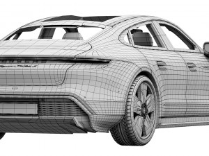 porsche taycan turbo s 3D Model
