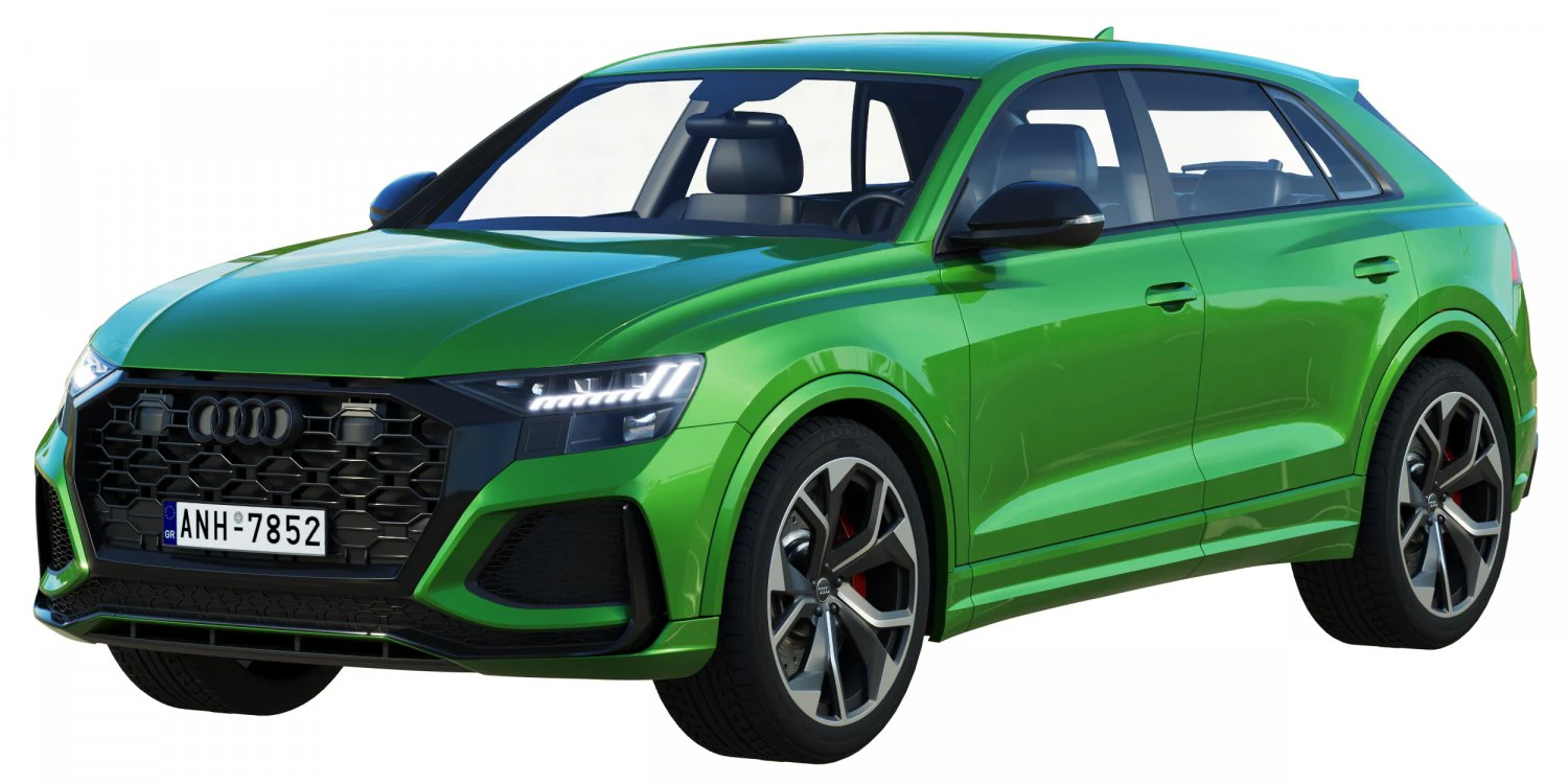 Audi RS Q8 3D Modell .c4d .max .obj .3ds .fbx .stl .blend 