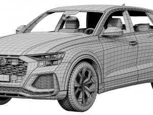 audi rs q8 Modèle 3D