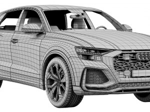 audi rs q8 Modèle 3D