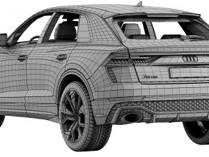 audi rs q8 Modèle 3D