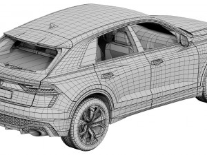 audi rs q8 Modèle 3D