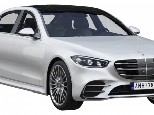 mercedes-benz s-class amg 2021 3D 模型