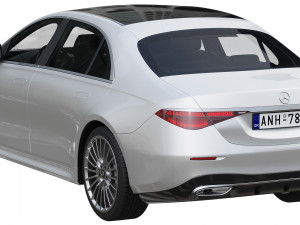 mercedes-benz s-class amg 2021 3D 模型