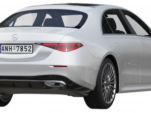 mercedes-benz s-class amg 2021 3D 模型