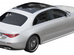 mercedes-benz s-class amg 2021 3D 模型