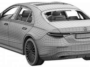 mercedes-benz s-class amg 2021 3D 模型