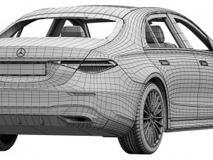 mercedes-benz s-class amg 2021 3D 模型
