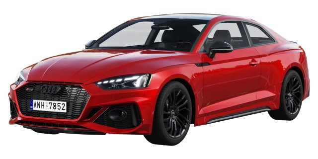 audi rs5 coupe 2020 3D Model .c4d .max .obj .3ds .fbx .stl .blend 