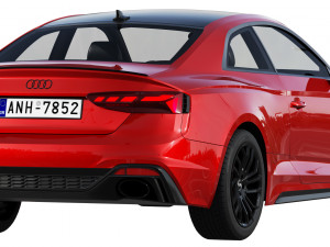 audi rs5 coupe 2020 3D Model