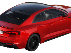 audi rs5 coupe 2020 3D Model