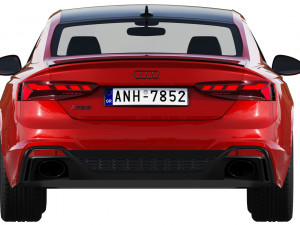 audi rs5 coupe 2020 3D Model