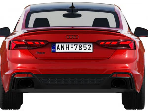 audi rs5 coupe 2020 3D Model