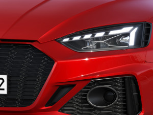 audi rs5 coupe 2020 3D Model