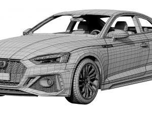 audi rs5 coupe 2020 3D Model
