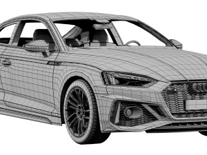 audi rs5 coupe 2020 3D Model