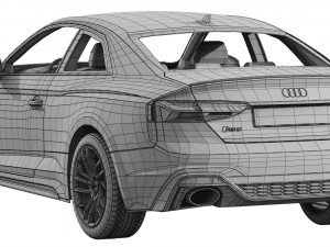 audi rs5 coupe 2020 3D Model