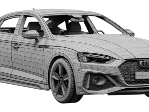 audi rs5 sportback 2020 3D 모델