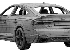 audi rs5 sportback 2020 3D 모델