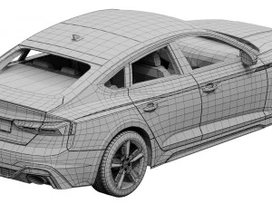 audi rs5 sportback 2020 3D Model