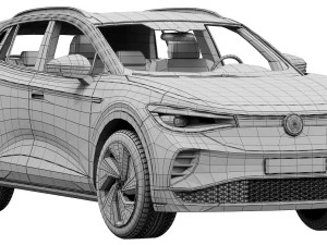 volkswagen id4 3D Model