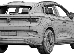 volkswagen id4 3D Model