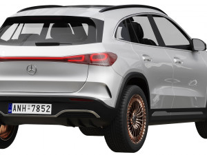 mercedes-benz eqa 2022 3D Model