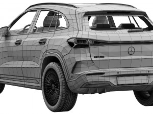 mercedes-benz eqa 2022 3D Model