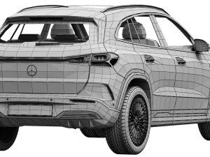 mercedes-benz eqa 2022 3D Model