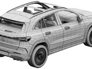 mercedes-benz eqa 2022 3D Model
