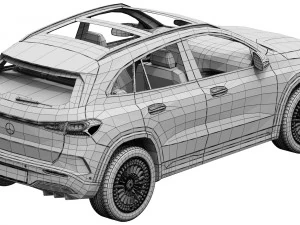 mercedes-benz eqa 2022 3D Model