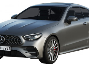 mercedes-benz e-class coupe amg-line 2021 3D Model