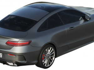 mercedes-benz e-class coupe amg-line 2021 3D Model