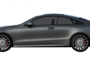 mercedes-benz e-class coupe amg-line 2021 3D Model