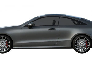mercedes-benz e-class coupe amg-line 2021 3D Model