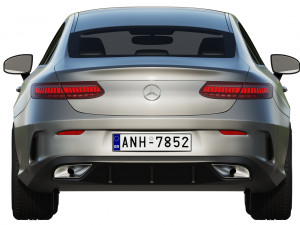 mercedes-benz e-class coupe amg-line 2021 3D Model