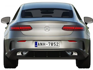 mercedes-benz e-class coupe amg-line 2021 3D Model