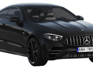 mercedes-benz e53 amg coupe 2021 Model 3D