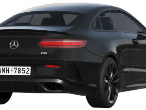 mercedes-benz e53 amg coupe 2021 Model 3D