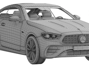 mercedes-benz e53 amg coupe 2021 3D Model