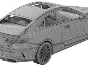 mercedes-benz e53 amg coupe 2021 3D Model