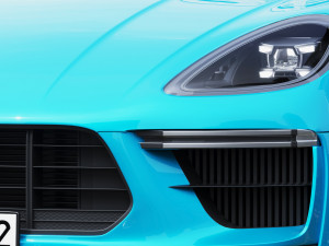 porsche macan turbo 2020 Modello 3D