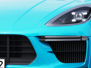 porsche macan turbo 2020 3D Model
