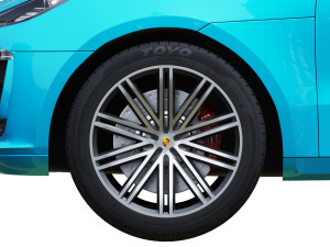 porsche macan turbo 2020 Modello 3D