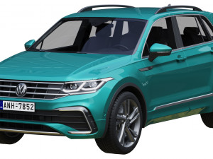 volkswagen tiguan 2021 3D 模型