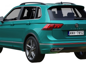 volkswagen tiguan 2021 Modelo 3D