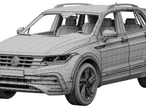volkswagen tiguan 2021 Modelo 3D